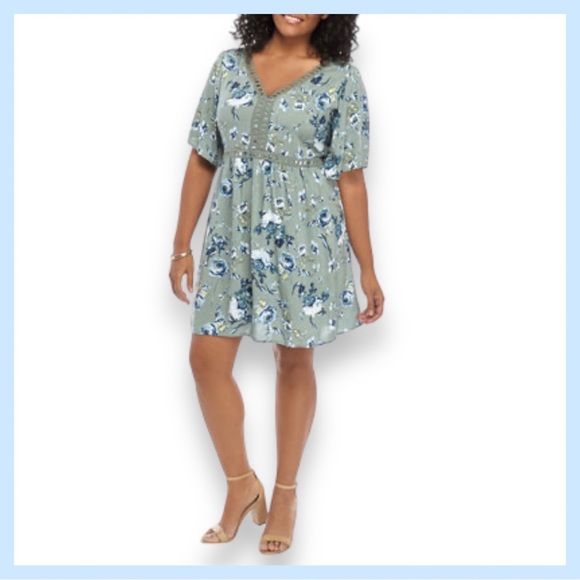 Eyeshadow Dresses Eyeshadow Plus Size Woven Peasant Dress X Poshmark